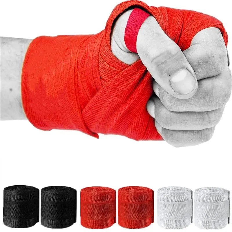 2-rolls-2-5m-cotton-boxing-bandage-sports-strap-sanda-gauntlets-mma-hand-gloves-wraps-belt-wraps-bandage-for-competition